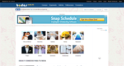 Desktop Screenshot of bodas.com.do